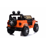Elektrické autíčko Jeep Wrangler Rubicon 4x45W - oranžová